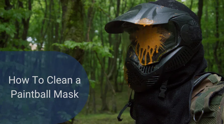 how to clean a paintball mask